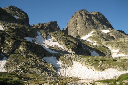 Berg Malyowitza mit seiner Nordwand