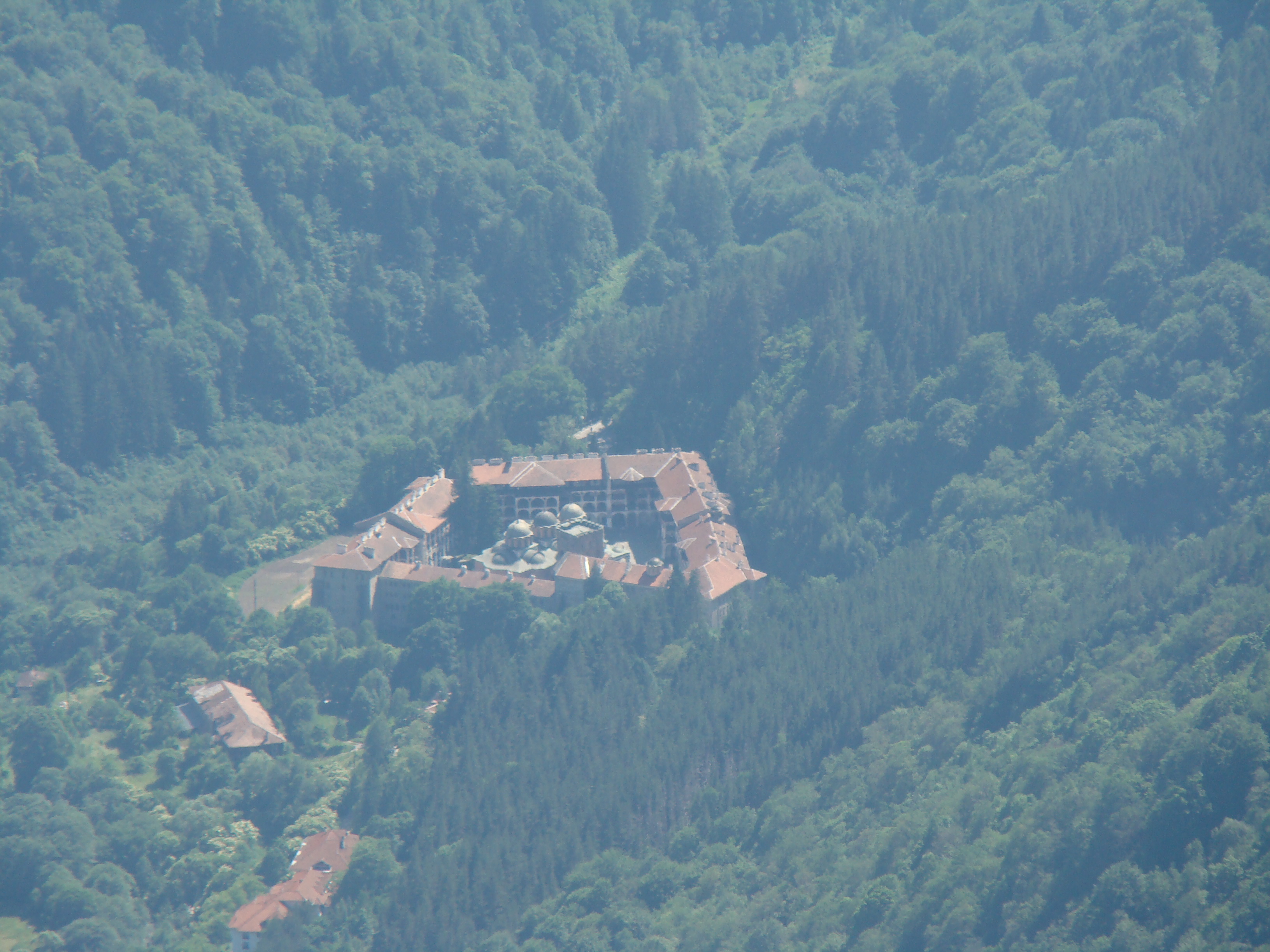 rila Monastery from above
