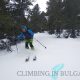 Skifahren in den Wälder vom Pirin Gebirge, Ski turing in Bulgarien