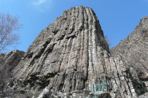 Vulkanischer Fels von Mimina skala